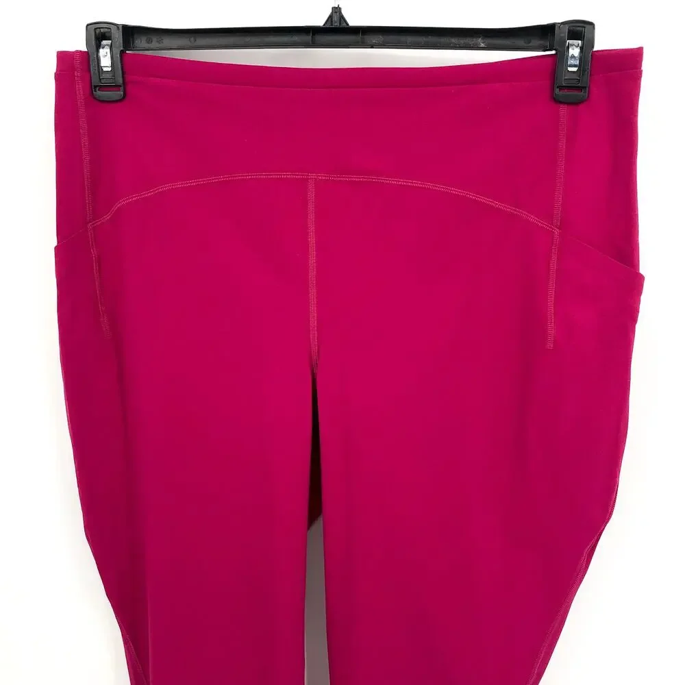 LULULEMON Womens Swift Speed High-Rise Leggings Size 18 Pink Wild Berry 28